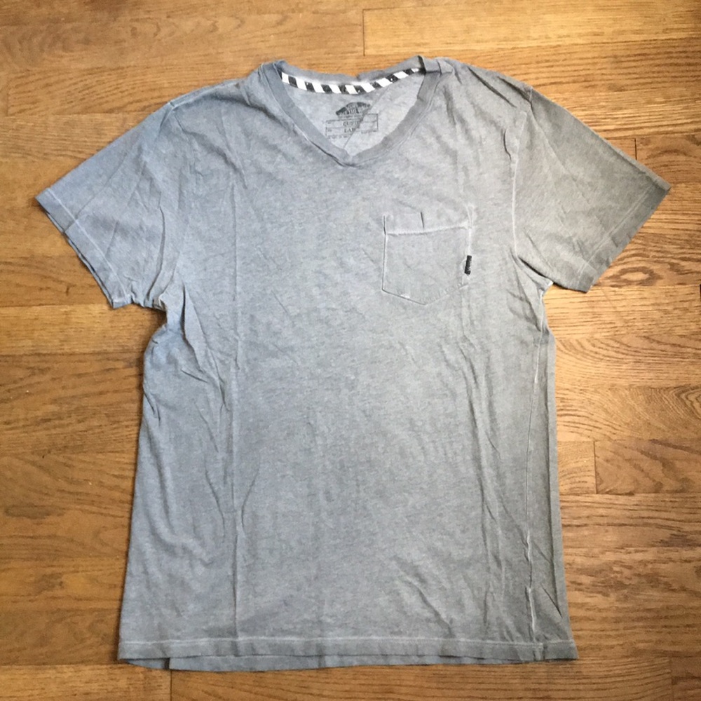 Vans Gray Pocket T-shirt Mens Size Large